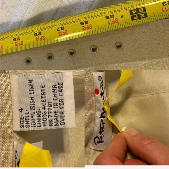 Vintage Irish linen midi dress - Picture 8 of 8